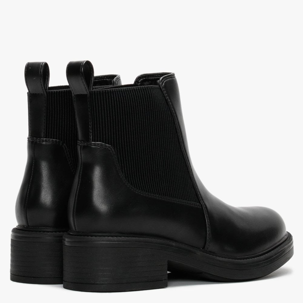 Runk Black Chelsea Boots