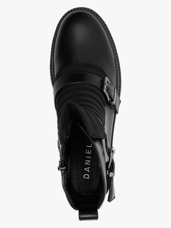 Ribby Black Biker Boots