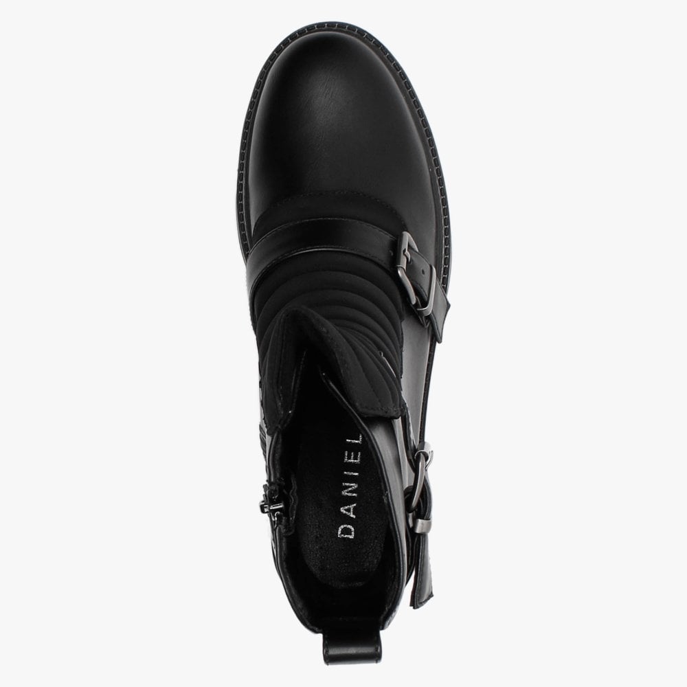Ribby Black Biker Boots