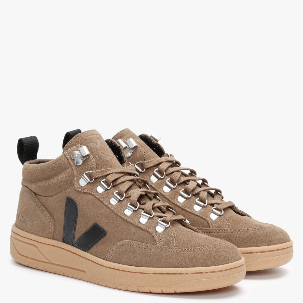 Roraima Suede Brown Black Gum Sole High Top Trainers