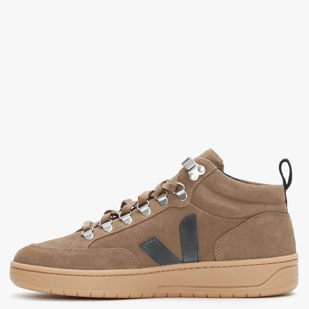 Roraima Suede Brown Black Gum Sole High Top Trainers