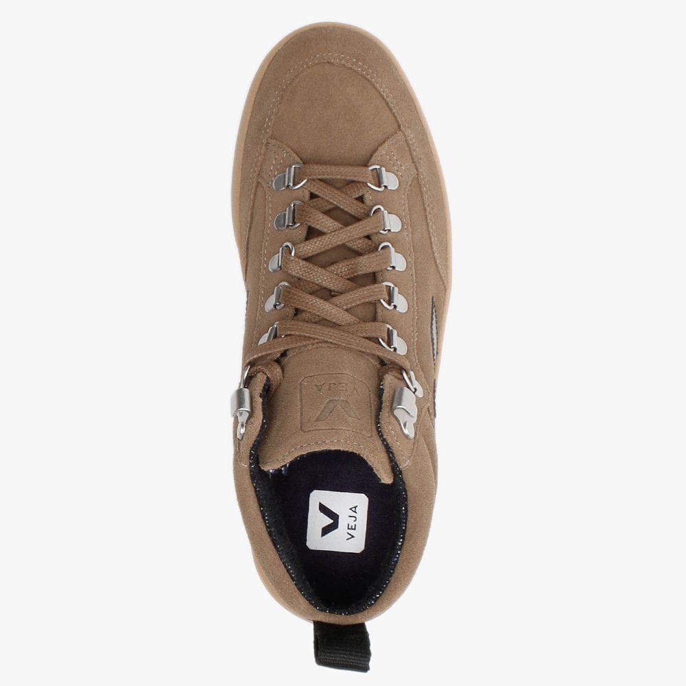 Roraima Suede Brown Black Gum Sole High Top Trainers