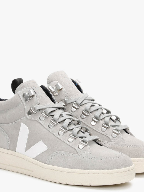 Roraima Oxford Grey Suede White Sole High Top Trainers