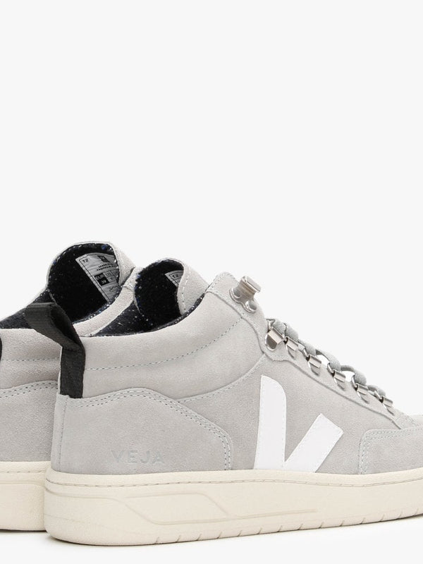 Roraima Oxford Grey Suede White Sole High Top Trainers