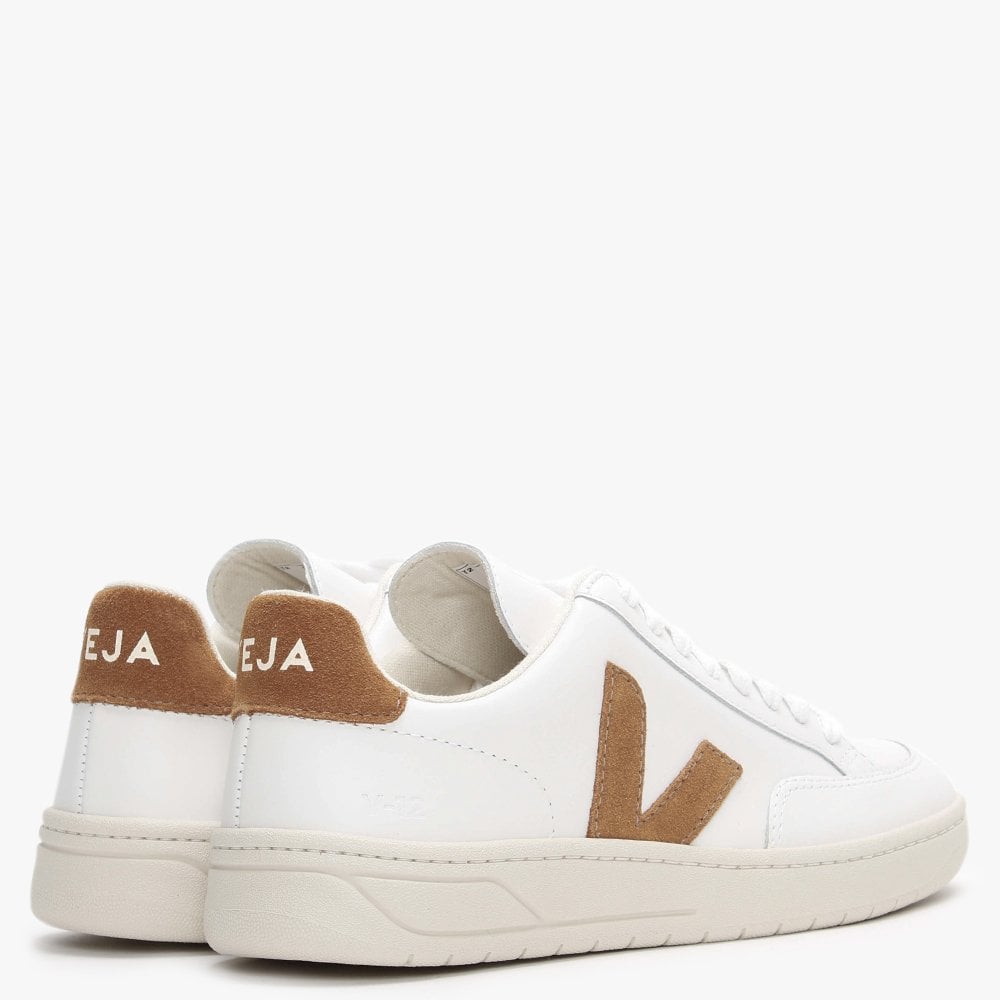 V-12 Leather Extra White Camel Trainers