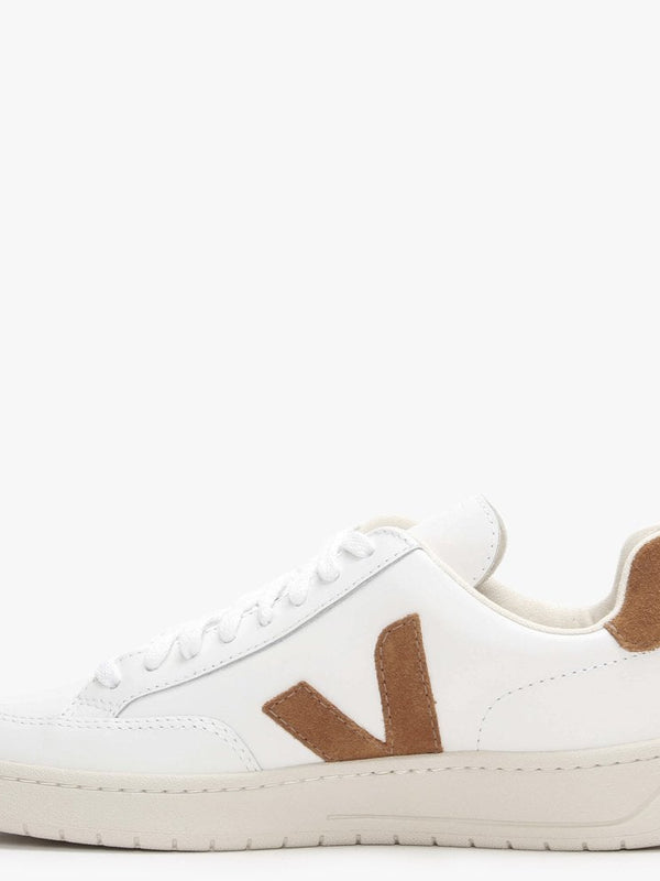 V-12 Leather Extra White Camel Trainers