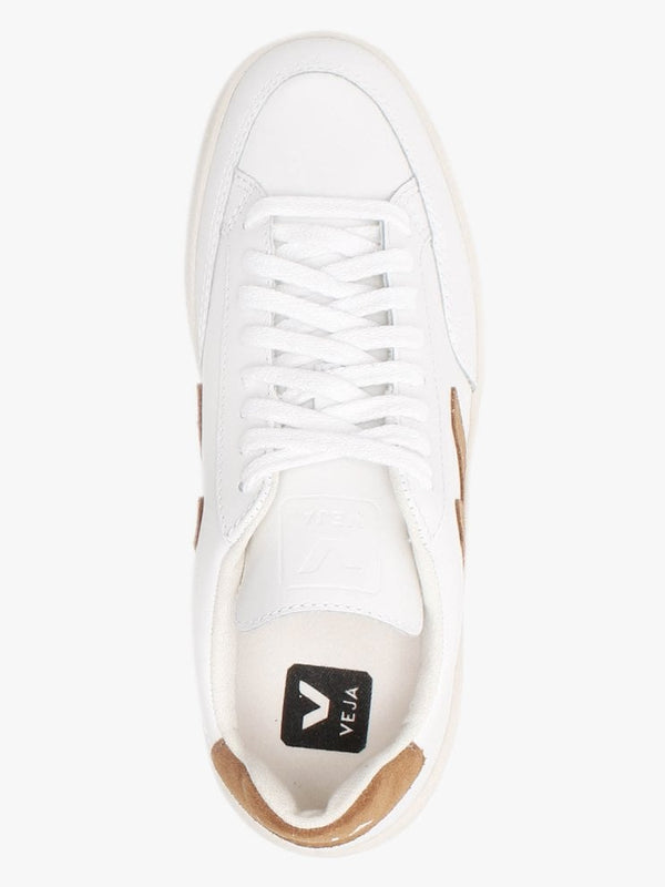 V-12 Leather Extra White Camel Trainers