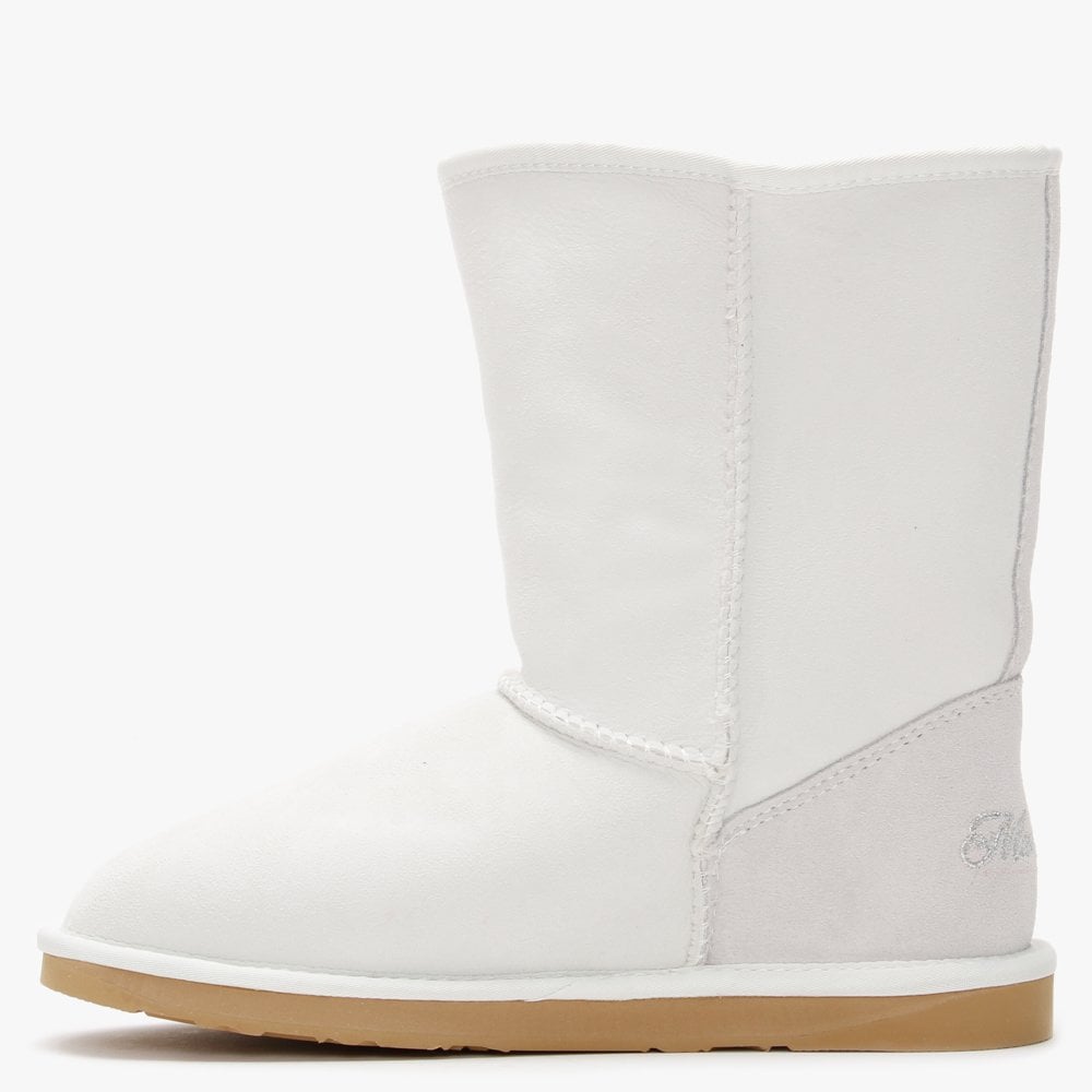 Just Married White Double-Face Ankle Boots