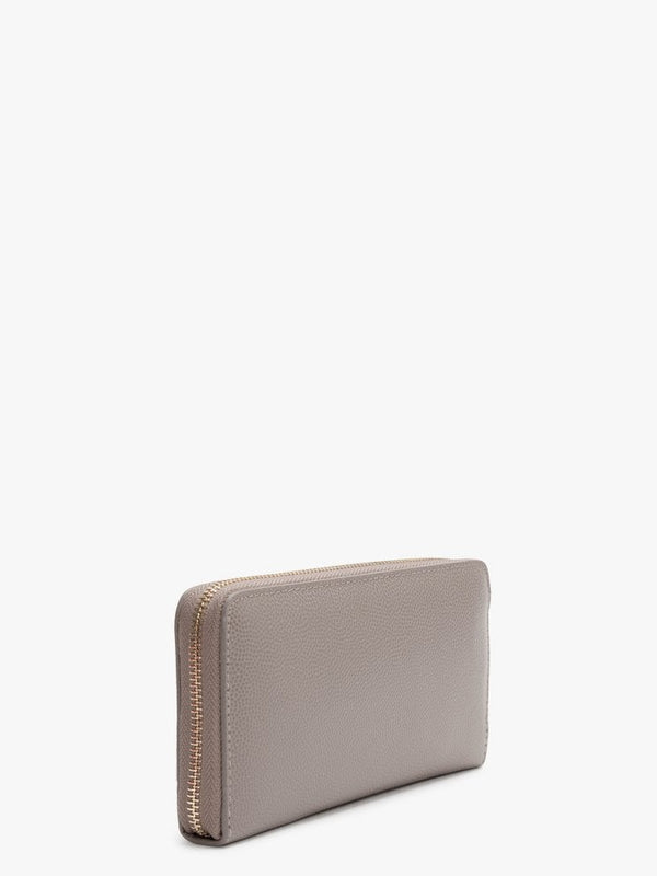 Divina Taupe Zip Around Wallet