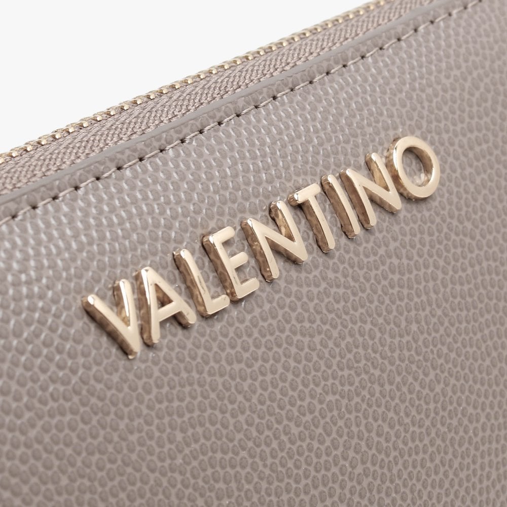 Divina Taupe Zip Around Wallet