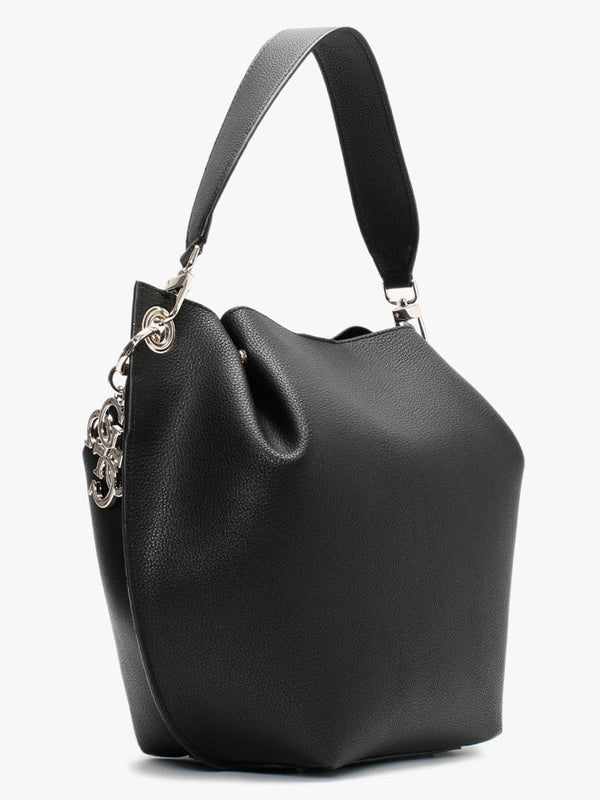 Digital Black Hobo Bag