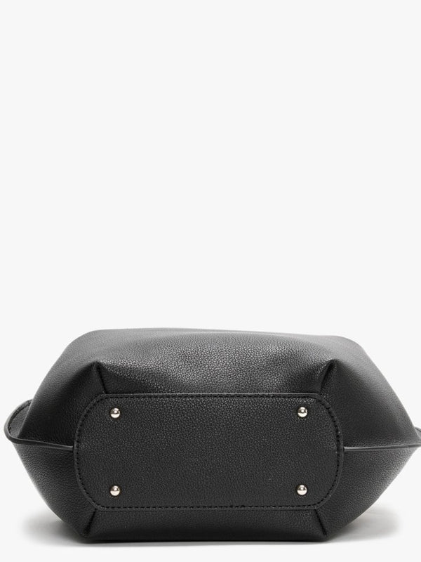 Digital Black Hobo Bag