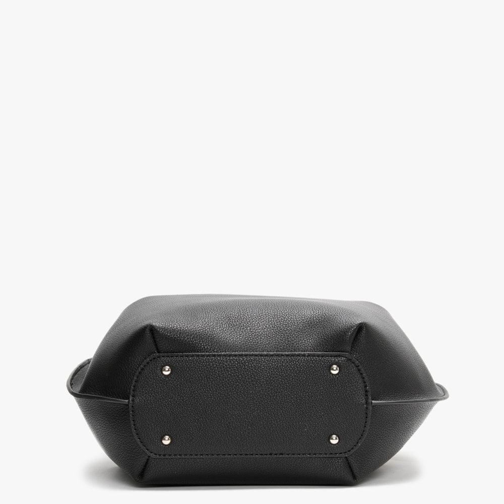 Digital Black Hobo Bag