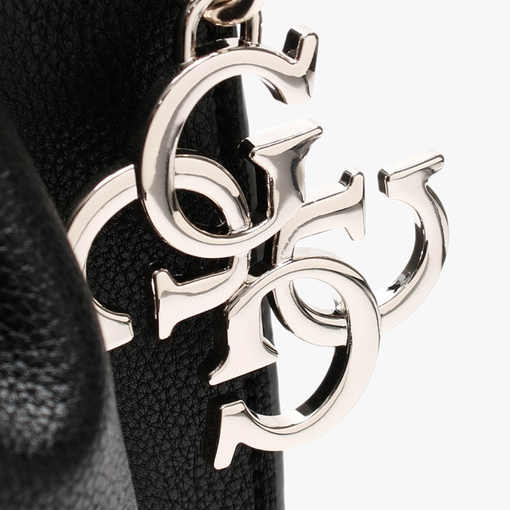 Digital Black Hobo Bag