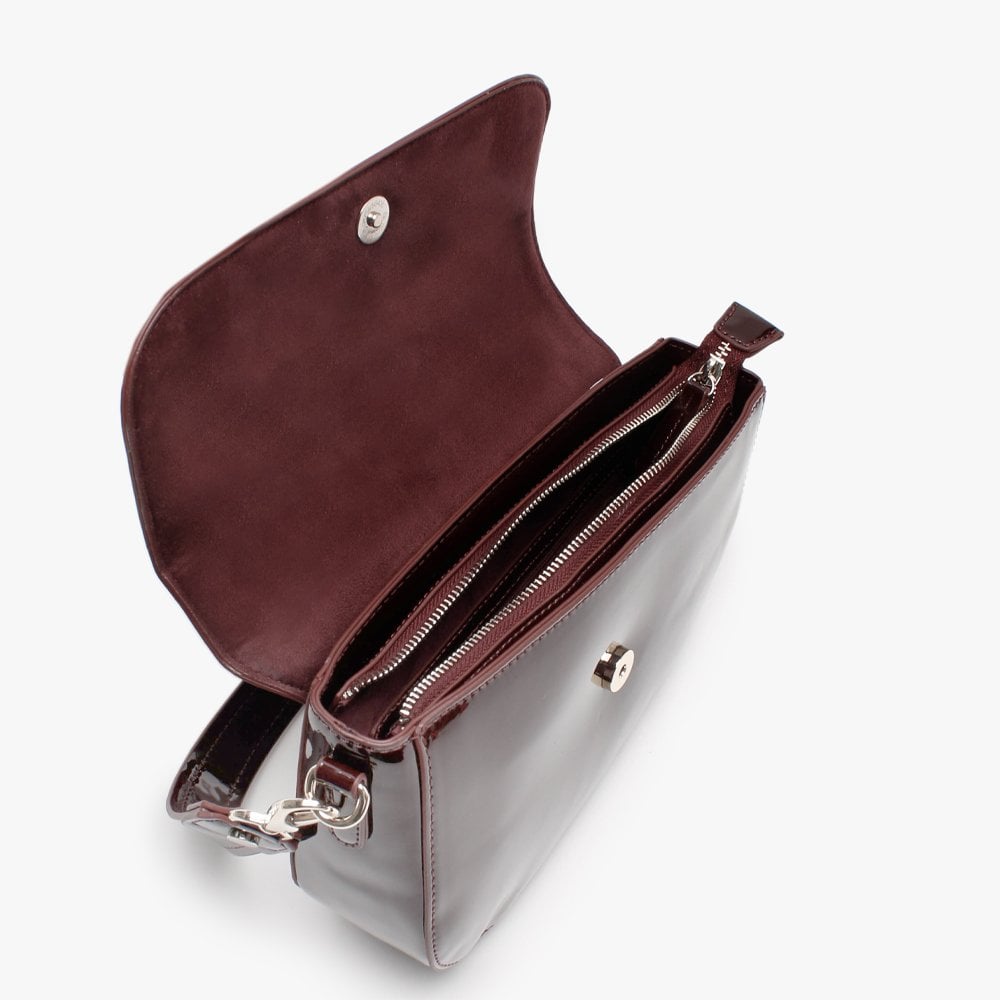 Bicorno Vino Patent Satchel Bag