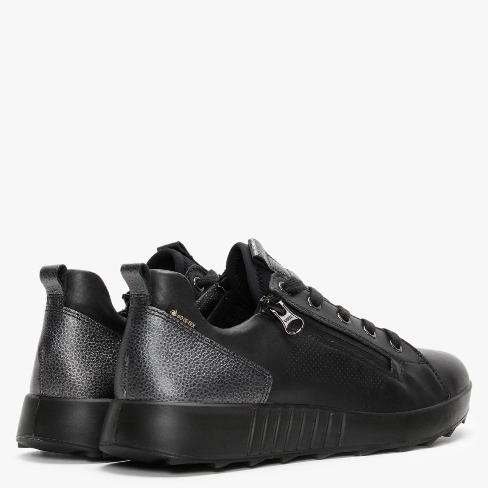 Essence 41 Black Leather Trainers