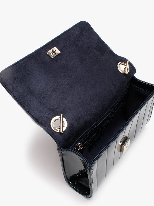 Bongo Twiss Blue Patent Pochette Bag