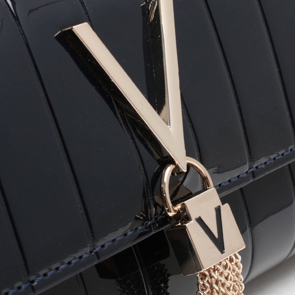 Bongo Twiss Blue Patent Pochette Bag