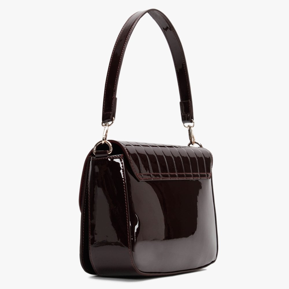 Bongo Vino Patent Satchel Bag