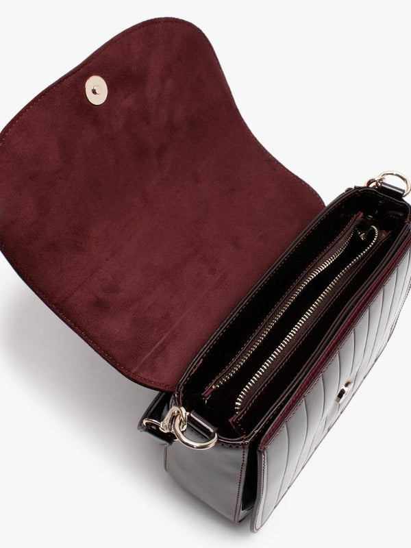Bongo Vino Patent Satchel Bag