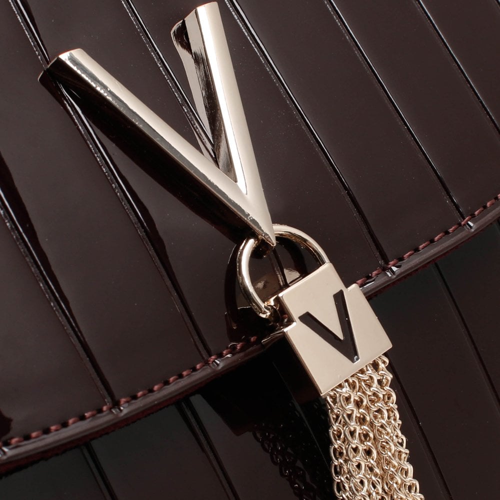 Bongo Vino Patent Satchel Bag