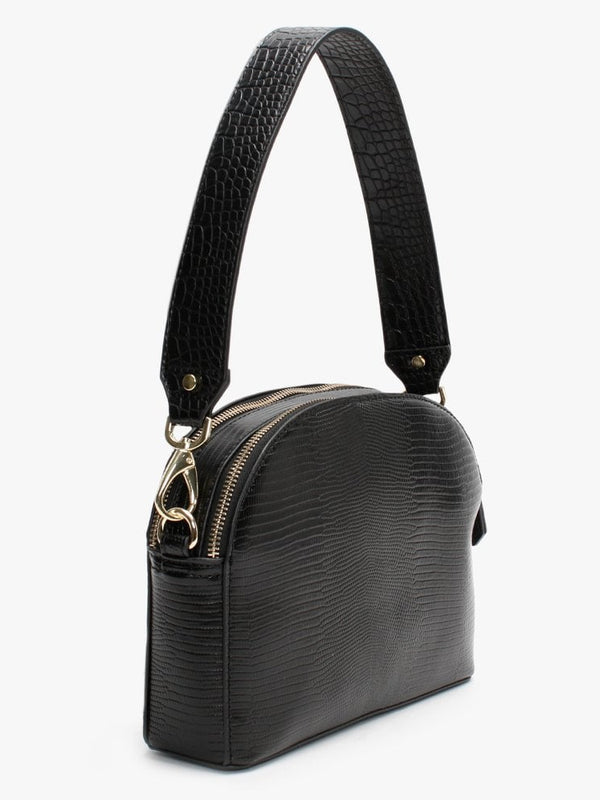 Kensington Black Reptile Camera Bag