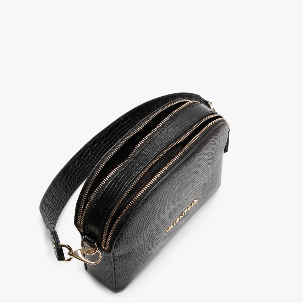 Kensington Black Reptile Camera Bag
