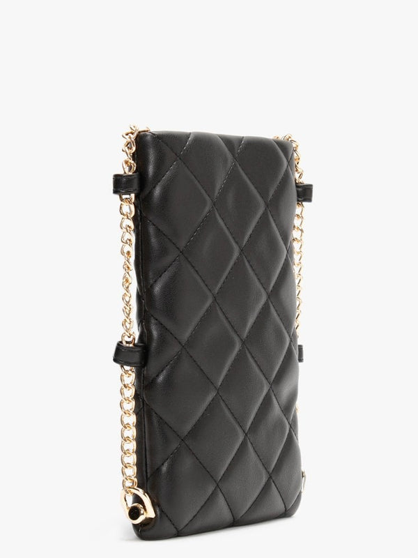 Ocarina Quilted Black Neck Pouch