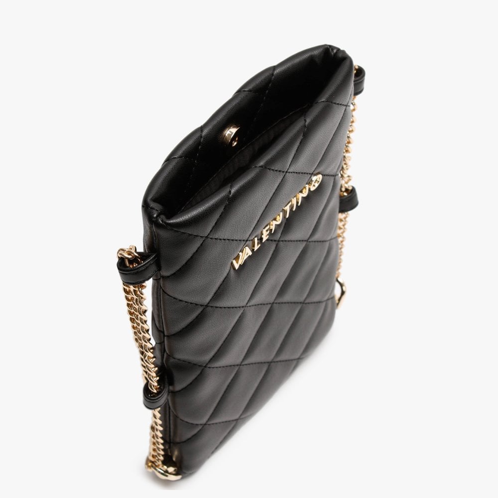 Ocarina Quilted Black Neck Pouch