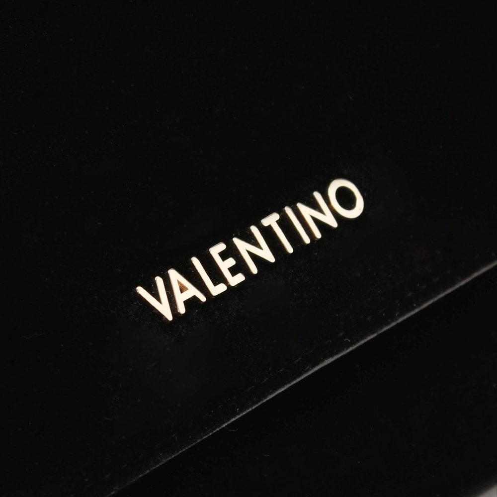 Venezia Black Velvet Cross-Body Wallet