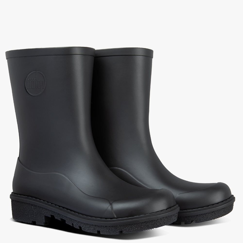 Midnight Black Wonderwelly Wellington Boots