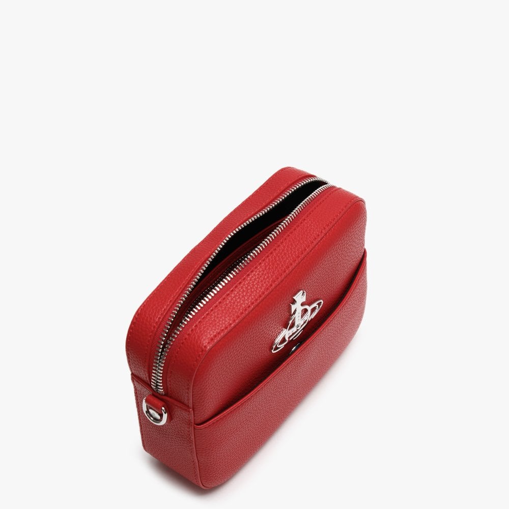 Johanna II Red Leather Cross-Body Bag