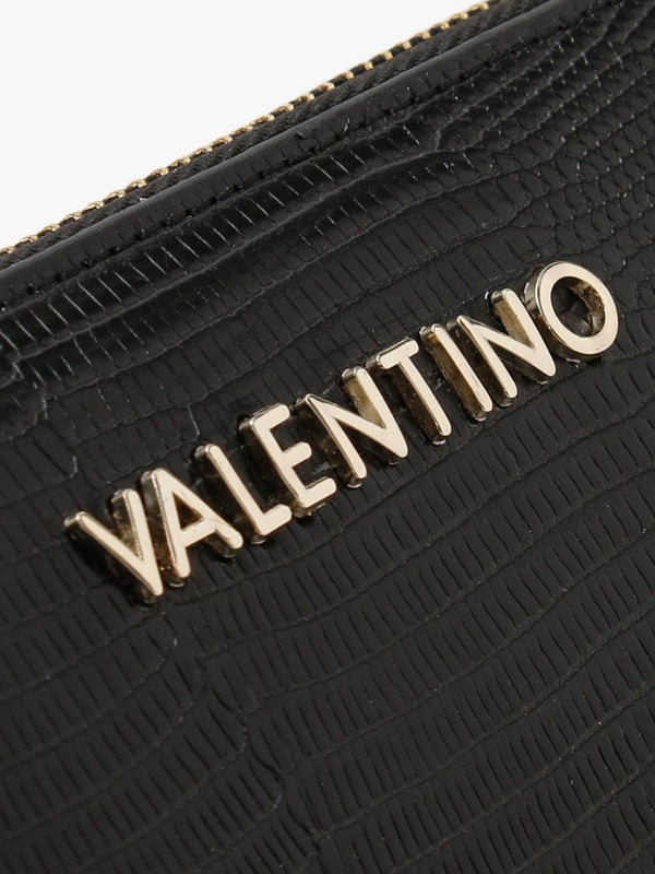 Kensington Black Reptile Zip Around Wallet