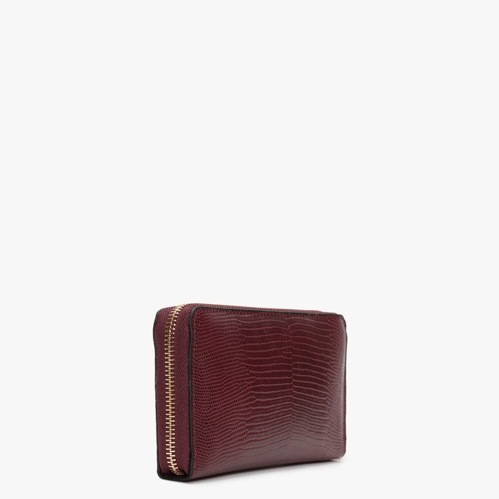 Kensington Vino Reptile Zip Around Wallet