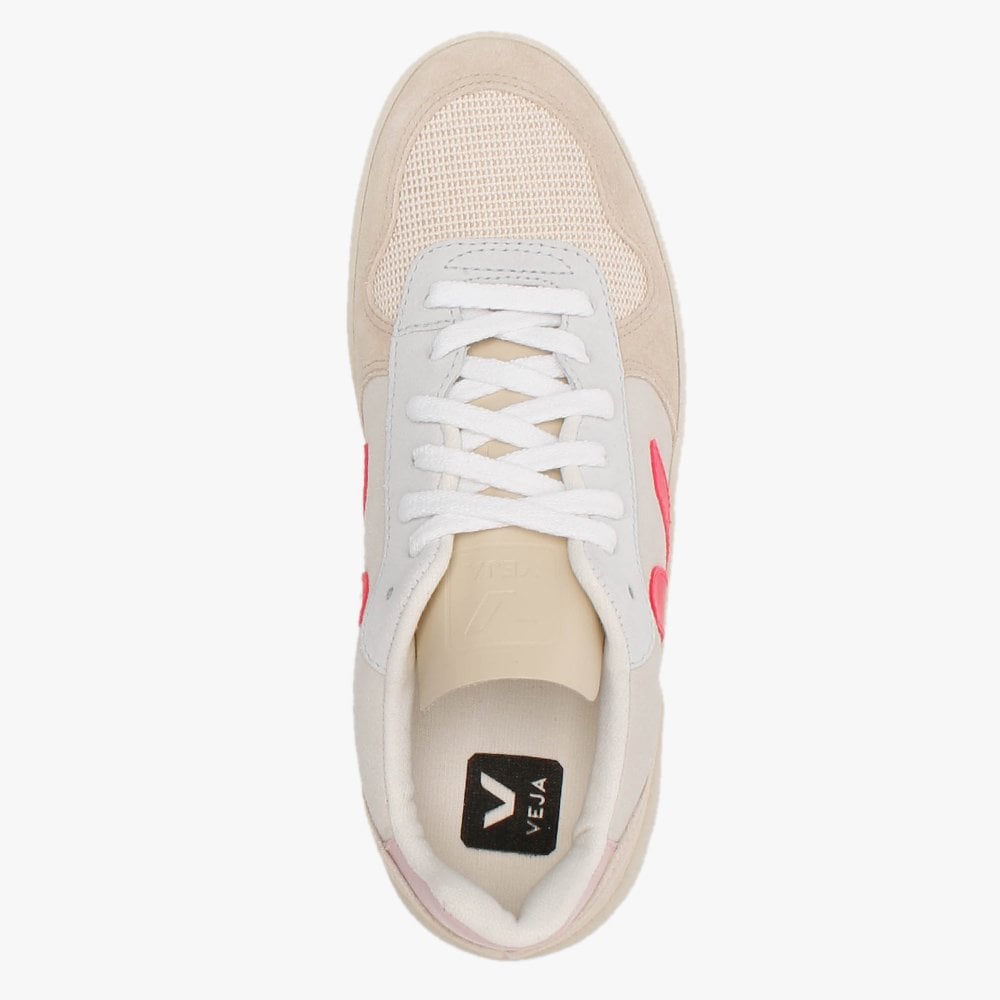 V-10 Suede Multico Natural Rose Fluo Trainers