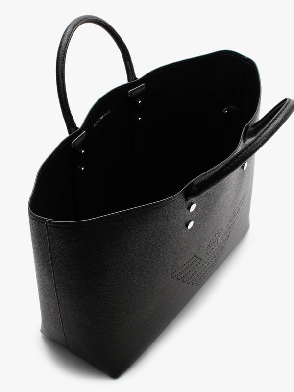 Eagle Black Shopper Bag