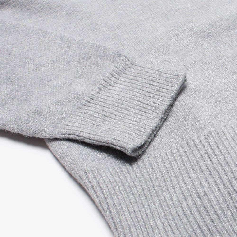 Grey Cowl Neck Jumper