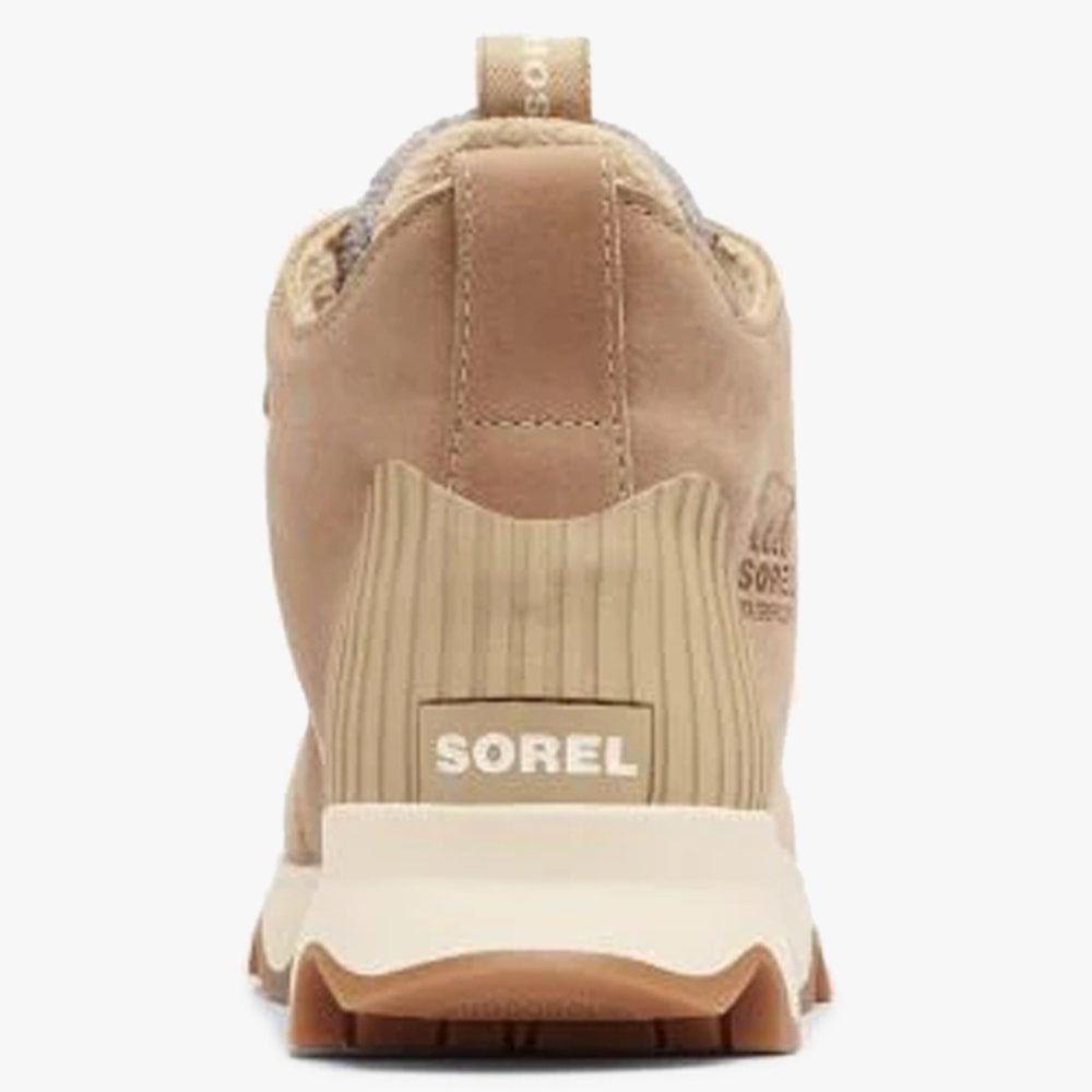 Kinetic Caribou Sandy Tan Leather Sporty Trainers