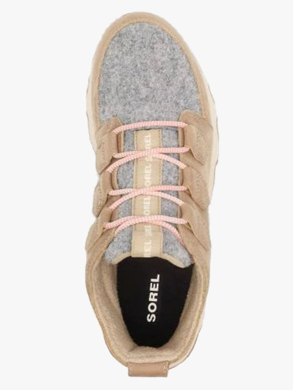 Kinetic Caribou Sandy Tan Leather Sporty Trainers