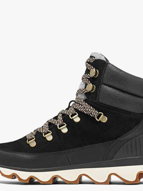 Kinetic Conquest Black Suede & Leather Hiker Boots