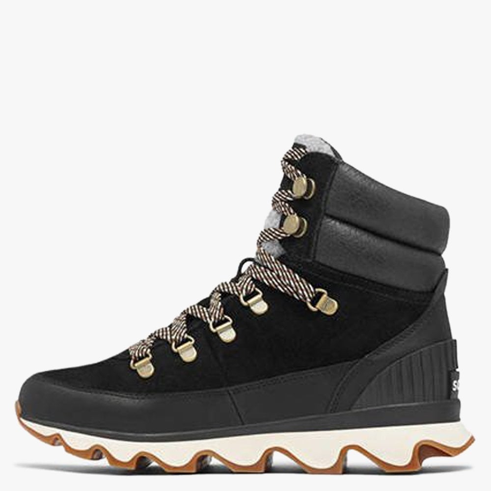 Kinetic Conquest Black Suede & Leather Hiker Boots