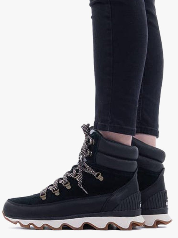 Kinetic Conquest Black Suede & Leather Hiker Boots