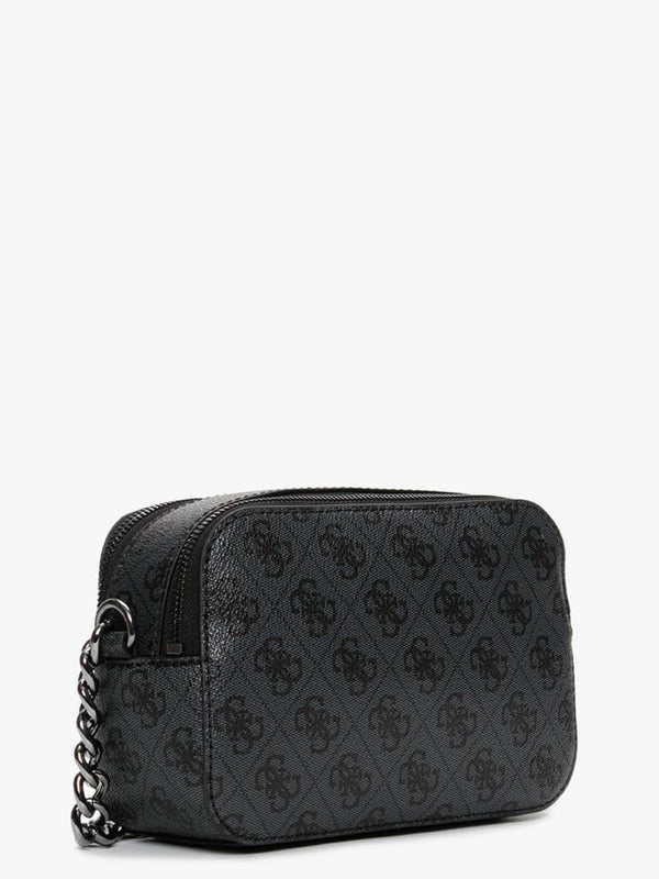 Noelle Signature Logo Coal Camera Bag