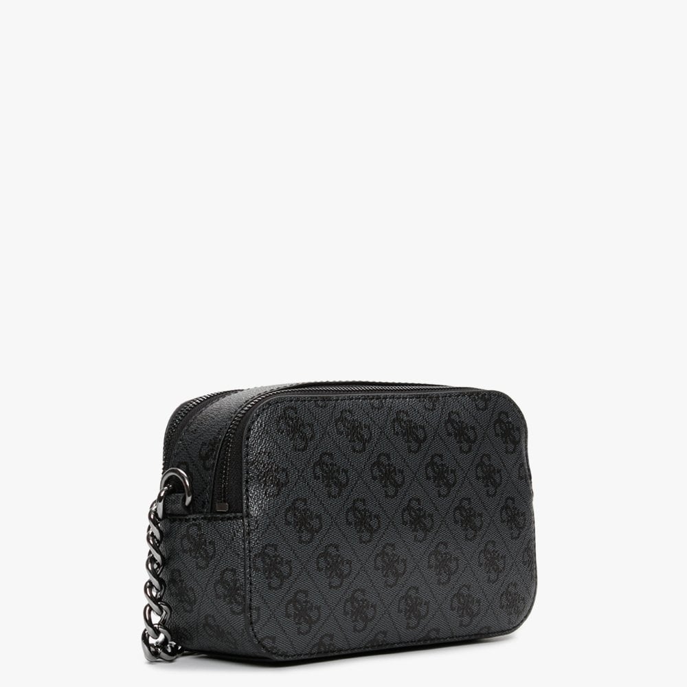 Noelle Signature Logo Coal Camera Bag