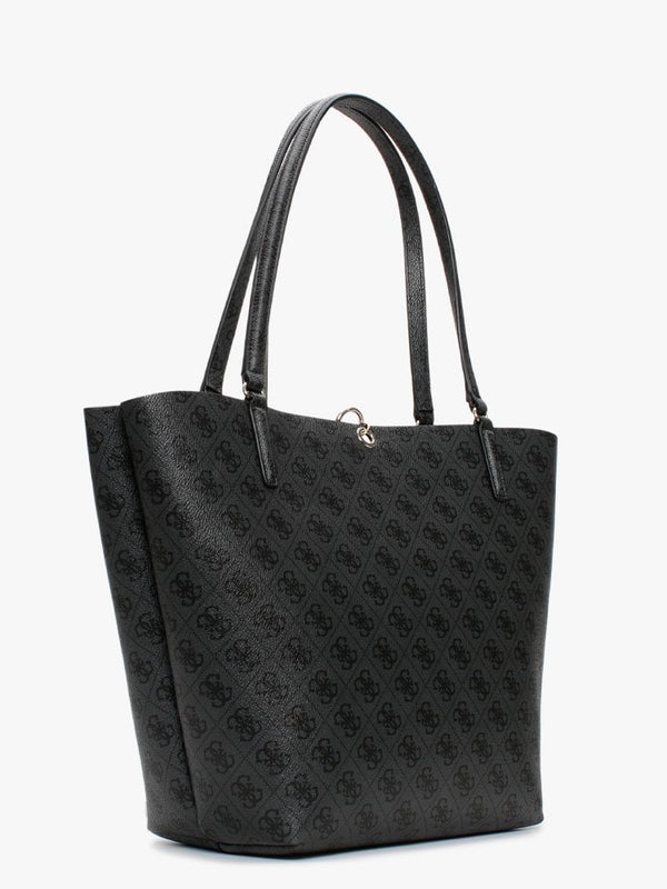 Alby Toggle Signature Logo Coal & Black Tote Bag