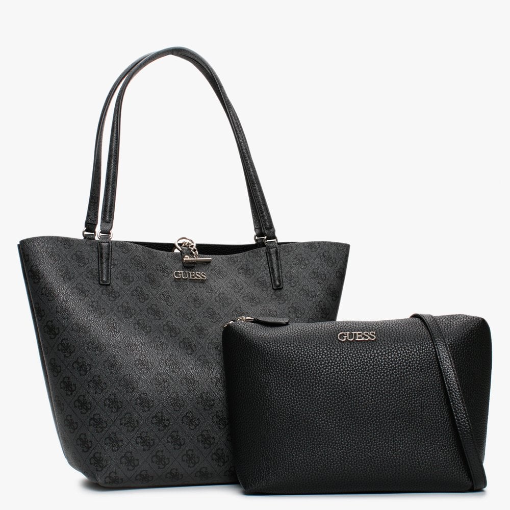 Alby Toggle Signature Logo Coal & Black Tote Bag
