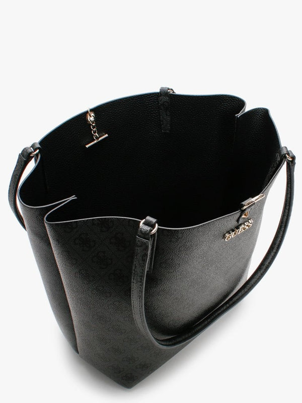 Alby Toggle Signature Logo Coal & Black Tote Bag