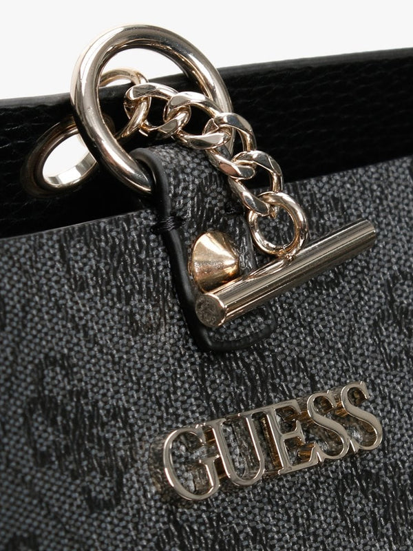 Alby Toggle Signature Logo Coal & Black Tote Bag