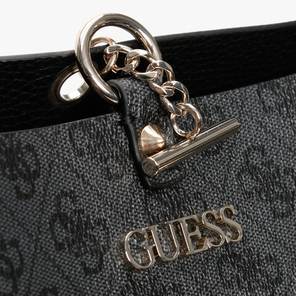 Alby Toggle Signature Logo Coal & Black Tote Bag