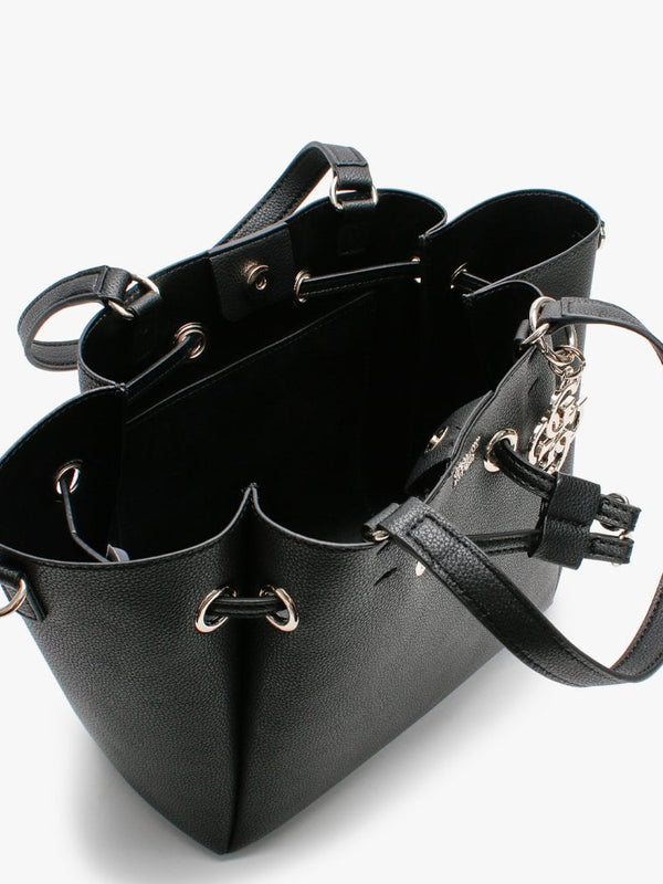 Digital Black Bucket Bag